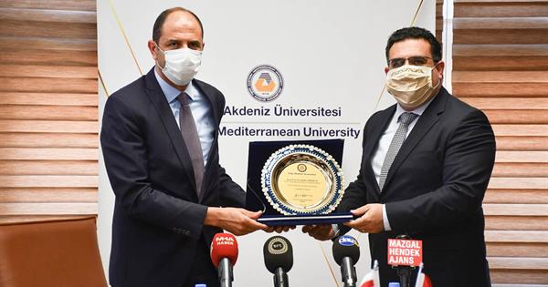 TRNC Deputy Minister and Minister of Foreign Affairs Prof. Dr. Kudret Özersay Visits EMU